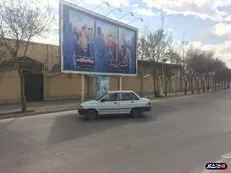 بیلبوردهایی با مضمون مقابله با کرونا در اردبیل نصب شد