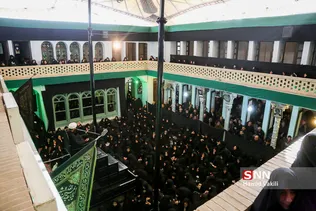  عزاداری در حسینیه بنکدار اصفهان
