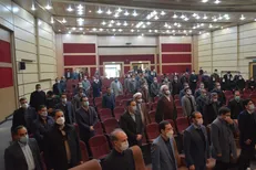 مراسم مسئول دفتر نهاد مقام معظم رهبری در دانشگاه بناب برگزار شد