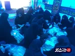 خدمت رسانی دانشجویان خواهر دانشگاه آزاد خوزستان به زائران حسینی