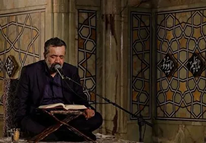 مناجات خوانی محمود کریمی در حرم مطهر رضوی