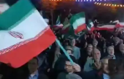 طنین "ای ایران" در تجمع مردمی در نازی آباد