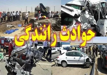 ۵ فوتی و ۳مصدوم در تصادف محور تربت&zwnj;حیدریه دولت آباد
