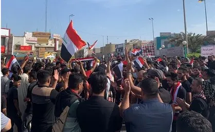 هشدار حزب الله درباره فعالیت مزدوران در تظاهرات عراق