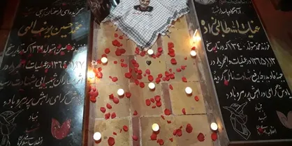 حاج&zwnj;قاسم در خانه ابدی&zwnj;اش آرام گرفت +فیلم