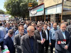 حضور محمد مخبر  مشاور و دستیار مقام معظم رهبری در راهپیمایی روز قدس در دزفول+ عکس