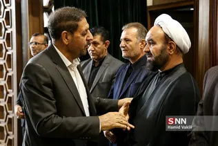 مراسم ختم پدر حجت الاسلام کلانتری معاون فرهنگی دانشجویی دانشگاه آزاد اسلامی