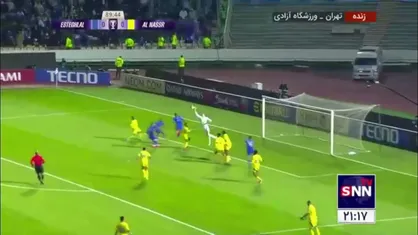 سانتر خطرناک ماشاریپوف توسط گلر النصر دفع شد