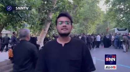 چند ساعت مانده به شروع مراسم تشییع پیکر مطهر شهدای خدمت مردم در خیابان&zwnj;های اطراف دانشگاه تهران تجمع کردند