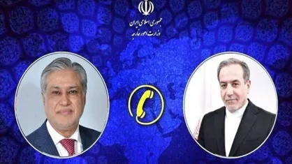 بررسی تحولات منطقه&zwnj;ای و بین المللی درگفتگوی تلفنی وزرای ایران وپاکستان