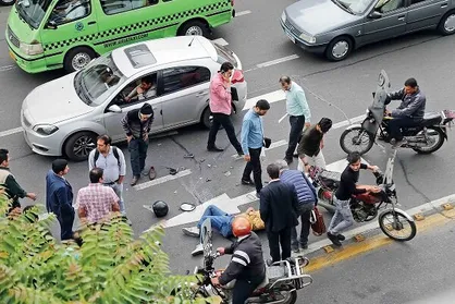 تصادفات اولین عامل مرگ در گروه سنی ۱۸ تا ۲۹ سال در ایران