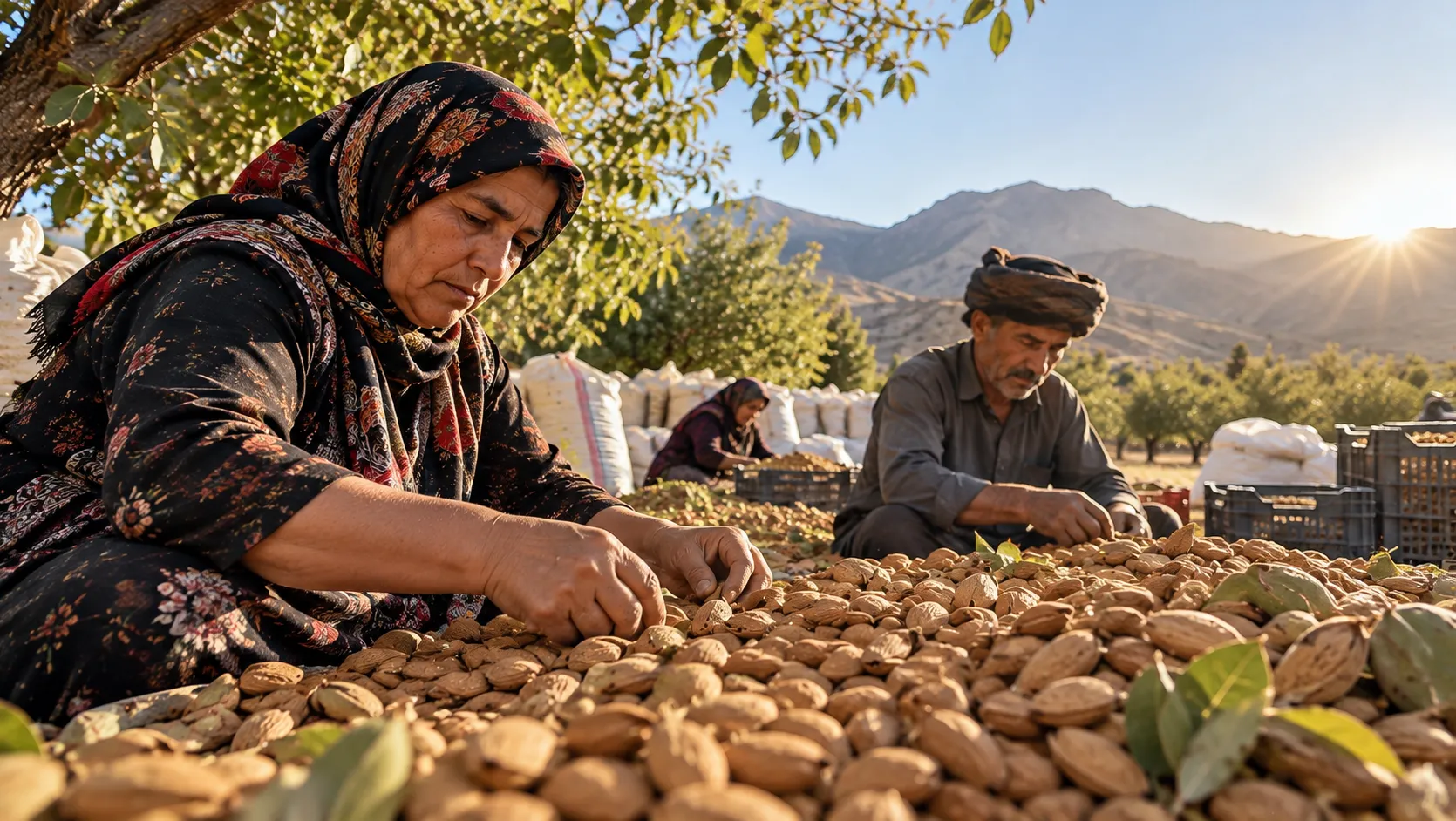 صادرات ۱۷۵۱ تن مغز بادام چهارمحال و بختیاری به ارزش ۴۷ میلیون دلار