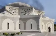 آتش سوزی در آرامگاه حافظ اسد