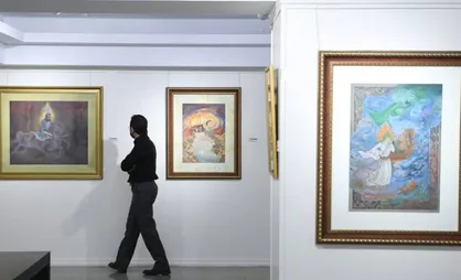 نمایشگاه نگارگری عاشورایی &laquo;دلدادگی&raquo; افتتاح شد