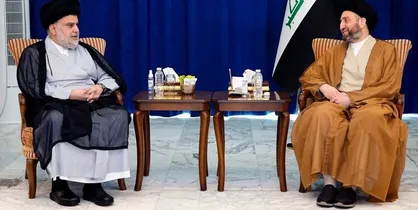 سید عمار الحکیم و مقتدی الصدر دیدار کردند