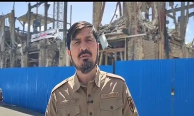 مردم پاکستان در بازسازی حسینیه زنجان مشارکت می کنند
