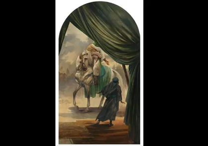 نقاشی جدید حسن روح&zwnj;الامین &laquo;سند&raquo; شهادت طفل ۶ ماهه را روایت کرد
