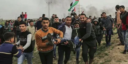 گلوله باران جوانان فلسطینی در شمال غزه