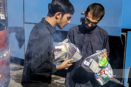 بدرقه کاروان اربعین دانشگاه صنعتی شریف