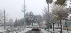 قم سفیدپوش شد / بارش برف پاییزی در ارتفاعات استان قم + فیلم