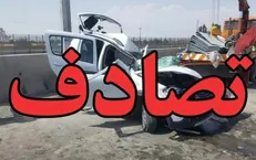 ۵ کشته و ۱ مصدوم به دلیل تصادف در اتوبان قم-کاشان