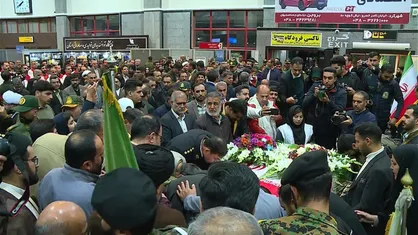 ورود ۶ شهید گمنام به چهارمحال و بختیاری همزمان با ایام فاطمیه+فیلم