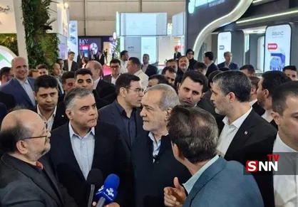 بازدید پزشکیان از نمایشگاه بین&zwnj;المللی نفت، گاز و پتروشیمی
