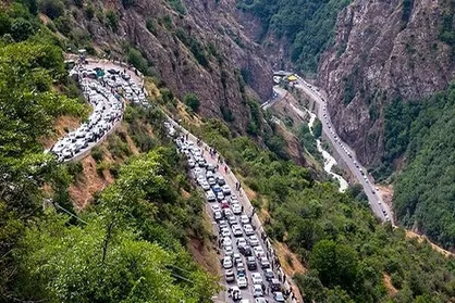 جاده چالوس از شمال به جنوب یک&zwnj;طرفه شد