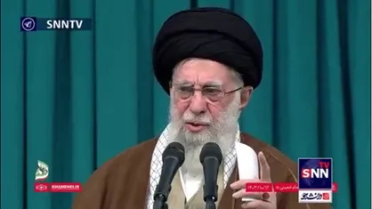 رهبر انقلاب هم&zwnj;اکنون در مراسم پنجمین سالگرد شهادت شهید سلیمانی: دفاع از حریم&zwnj;های مقدس برای حاج قاسم سلیمانی یک اصل بود؛ او ایران را هم حرم اطلاق می&zwnj;کرد
