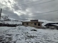 بارش برف در لواسان