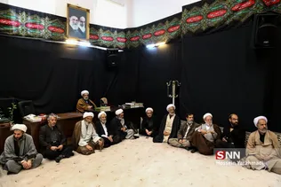 عزاداری در بیت مرجع عالی قدر آیت‌الله نوری همدانی