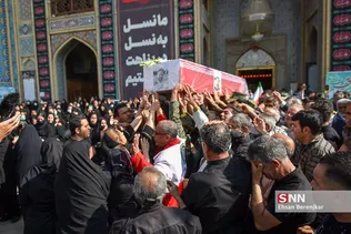 تشییع پیکر مطهر شهید «رضا زارع‌ مویدی» شهید مدافع امنیت در شیراز