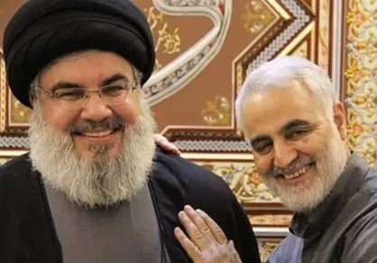 انتشار برای نخستین بار: دست&zwnj;نوشته&zwnj;ای از شهید حاج قاسم سلیمانی درباره سید حسن نصرالله + عکس