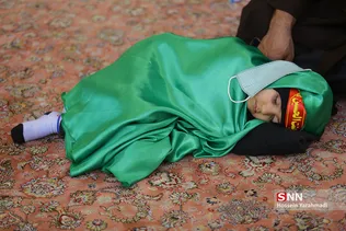 سوگواره ریحانه الحسین(ع) در حرم بانوی کرامت 
