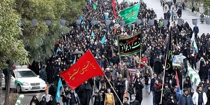 پیاده&zwnj;روی میلیونی جاماندگان قافله اربعین در پایتخت