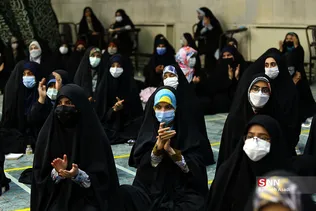 دیدار آیت‌الله رئیسی با دانشجویان در دانشگاه تهران 