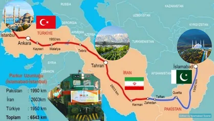 فعالیت خط آهن اسلام&zwnj;آباد ـ تهران ـ استانبول از ابتدای ۲۰۲۱