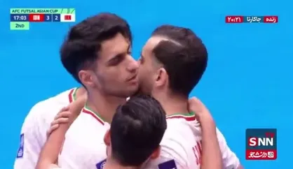 گل سوم ایران به اندونزی توسط سعید احمد عباسی/ ایران ۳ اندونزی ۳