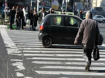 مرگ ۱۱۷ عابر پیاده از ساعت ۲۴ تا ۴ صبح در تصادفات شهری