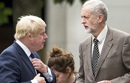 جرمی کوربین و بوریس جانسون دیدار کردند