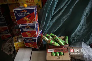 کشف و توقیف محموله بزرگ مشروبات الکلی و مواد غذایی قاچاق در مشهد