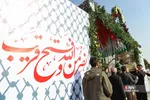 آیین تشییع و تدفین شهید گمنام در دانشگاه خوارزمی