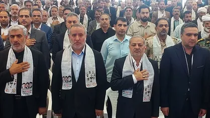 مراسم اجلاسیه ۱۶۶ شهید شهرستان زیرکوه و سالگرد شهادت شهید کاظمی برگزار شد