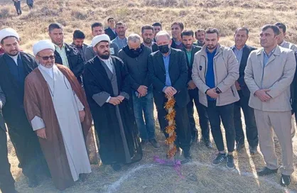 کلنگ بیمارستان مارگون به زمین خورد