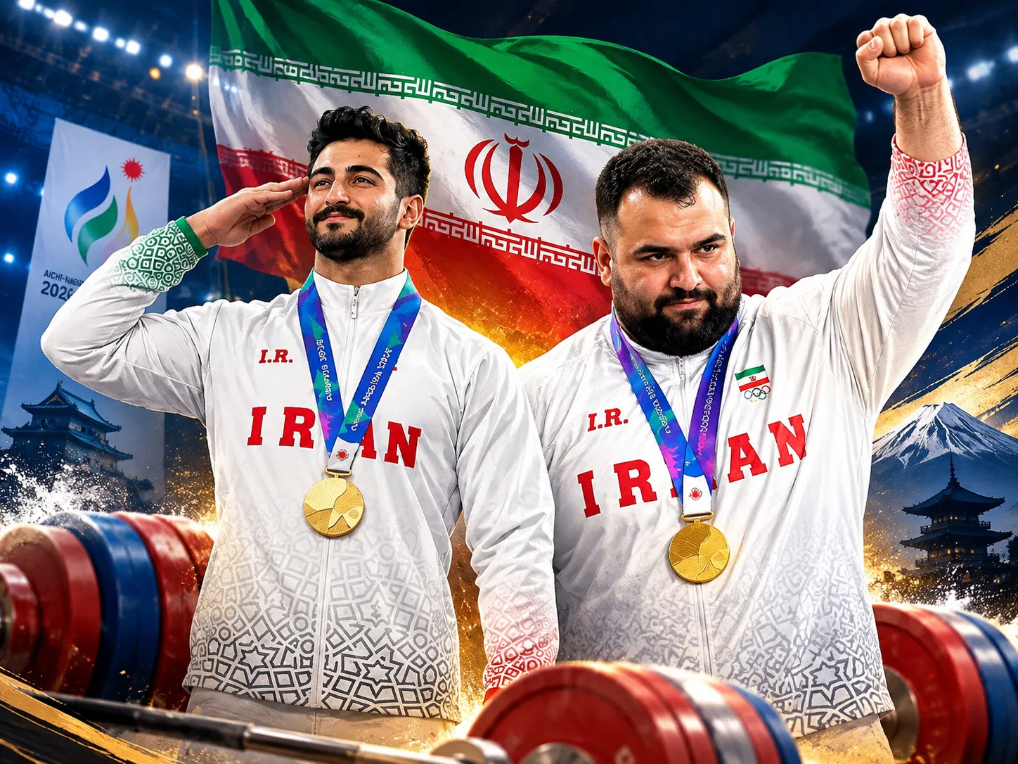 رکوردشکنی طلایی‌های ایران در ناگویا؛ عالی‌پور و داوودی چگونه تاریخ‌ساز شدند؟