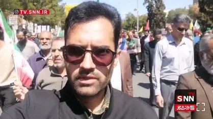 گزارش خبرنگار SNNTV از حضور پرشور مردم خراسان جنوبی در راهپیمایی روز قدس+فیلم