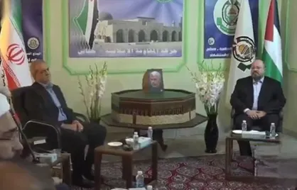 حضور رئیس&zwnj;جمهور در دفتر حماس در تهران