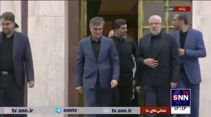 استقبال وزرا و مقامات از پیکر شهدای خدمت در فرودگاه مهرآباد تهران