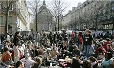 تظاهرات دانشجویان فرانسه در اعتراض به طرح ماکرون