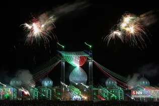 مسجد جمکران در شب نیمه شعبان 